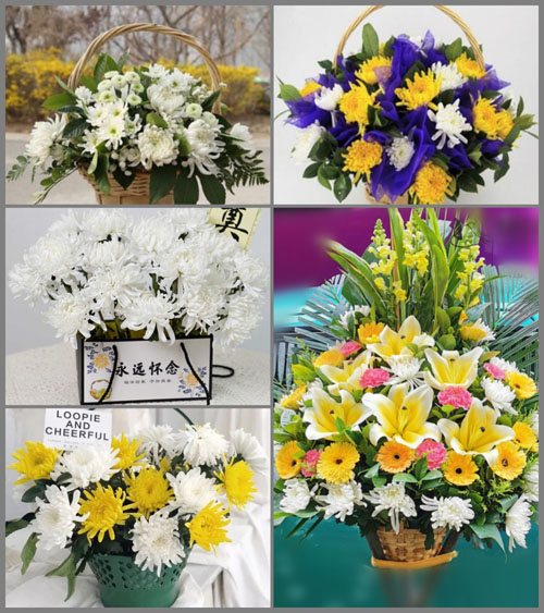 辽宁大连庄河市桂云花满族乡横道河村白事提篮配送